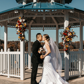 Romantic wedding venues in NJ at Boathouse Mercer Lake LBTP-27