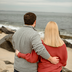 Sandy Hook New Jersey Engagement Photos at Jumping Brook Country Club POTO-3