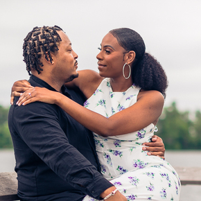 Willingboro New Jersey Engagement Photos at Ramblewood Country Club KRBF-21