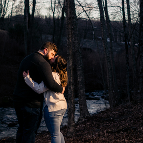 Engagement session in PA at Wallenpaupack Creek Farm CTDH-9